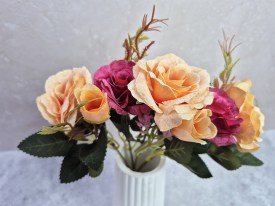 Ramo flores artificiales vintage